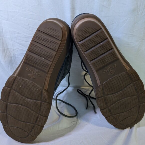 Sperry Women's Size 11 Snow Boots Navy and Grey Very Light Wear - Picture 6 of 8